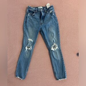 Abercrombie High Rise Skinny Jeans 25/0s